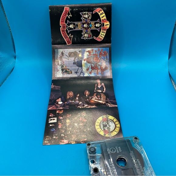 Guns N Roses Cassette Appetite For Destruction 1987 Welcome To The Jungle - Picture 4 of 4